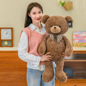 抱きしめる赤ちゃんクレアテディベアぬいぐるみ波状蝶ネクタイぬいぐるみクマギフト卸売