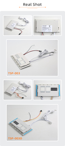 Reloj de tiempo Pantalla de temperatura 12V1A 12W LED Inteligente Doble llave Desempañador Dimmer Control Sensor táctil Interruptor para espejo de baño - Product Image 4