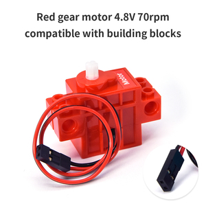 Geek servo Red Servomotor für Arduino für Mikro bit für Raspberry Pi Smart Car Robot Servomotor Kompatibel mit Lego