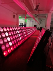 25 adet 9w RGB 3in1 LED DMX Matrix Panel AYDINLATMA 5x5 DJ ekipmanları için kör ışık - Product Image 6