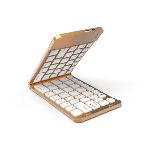 64 chaves portátil dobrável teclado mini teclado <span class=keywords><strong>bluetooth</strong></span> dobrável sem fio para telefone e ipad