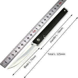 7096 săn bắn ngoài trời 8cr13mov Lưỡi Dao Bỏ Túi Kính Nylon sợi xử lý Gấp Cắm trại gấp lưỡi dao - Product Image 6