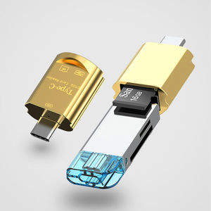 OTG tip C erkek kadın USB C için TF kart okuyucu adaptörü - Product Image 5