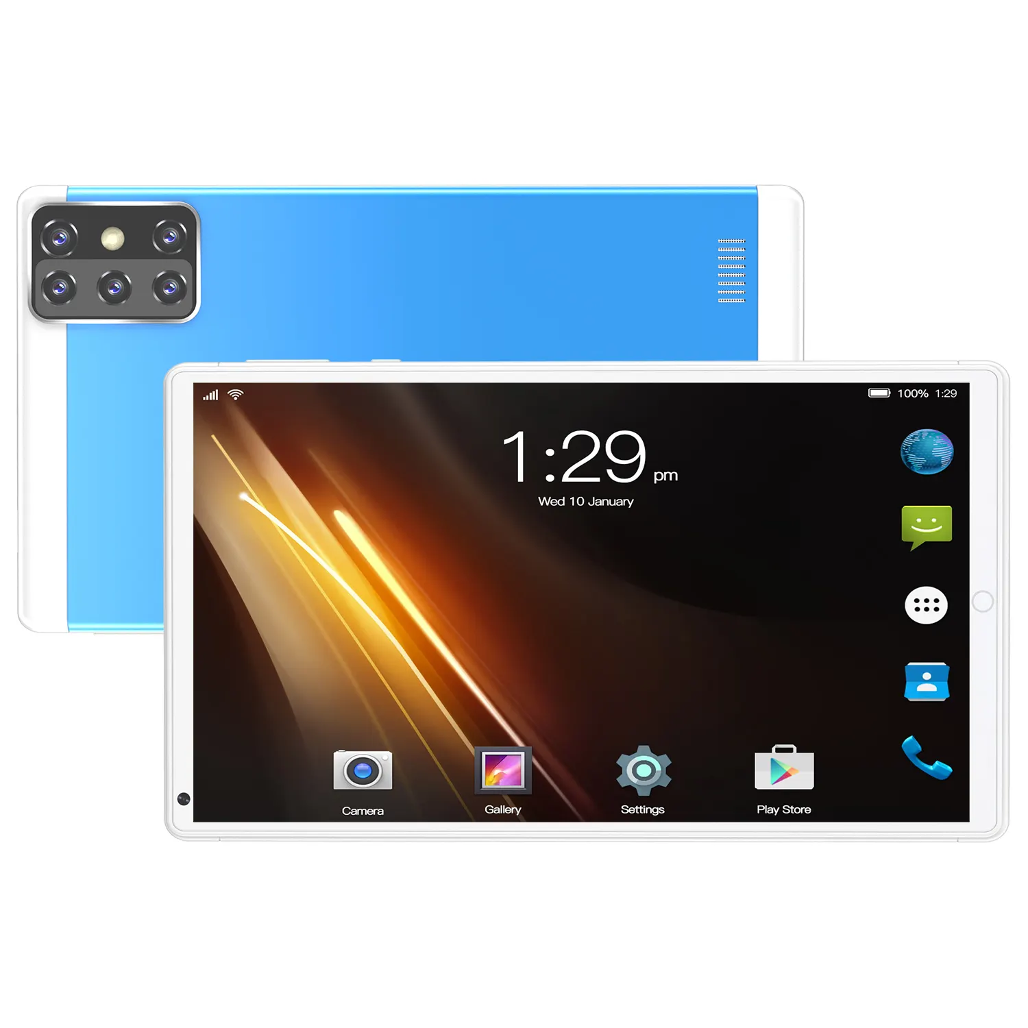 Tableta PC de 8 pulgadas, Tablet educativa OEM con pantalla táctil, Android 3G, K10