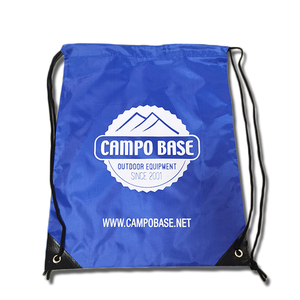 Promoção barata de alta qualidade logotipo da empresa mochila de ginástica personalizada com cordão de poliéster 210D sacola com cordão