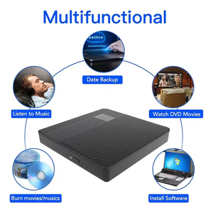 USB 3.0 &amp; Type-C Portable <strong>CD</strong>-<strong>ROM</strong> DVD +/-RW Player External <strong>CD</strong> DVD Burner Optical Drive for Laptop &amp; Desktop <strong>PC</strong> - Product Image 5