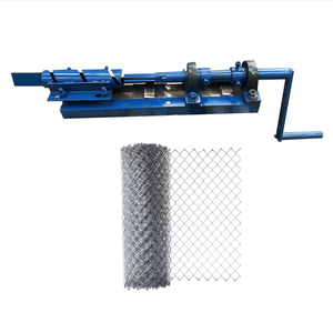 Yarı otomatik galvanizli tek telli manuel kullanılan zincir bağlantı eskrim dokuma yedek parça kalıbı tel örgü yapma makinesi hindistan fiyat - Product Image 6