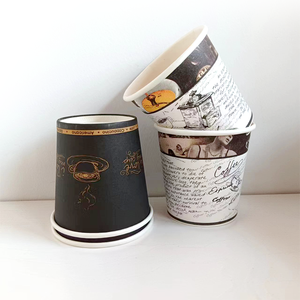 Single Wall Disposable Plastic <strong>Cups</strong> <strong>2</strong>.5oz 3oz Mini Small Coffee Tasting <strong>Cups</strong> Biodegradable with Custom Logo Print for Crafts - Product Image 5