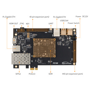 2025 recién llegado microfase FPGA ZYNQ Placa de desarrollo ARM XC7Z015 PCIE SFP 7015 PE100XME0715 para uso Industrial - Product Image 5