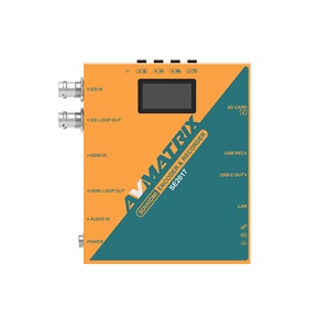 เครื่องเข้ารหัสสัญญาณเสียง/วิดีโออเนกประสงค์ SE2017 avmatrix SDI สำหรับเครื่องบันทึก HDMI ที่อยู่เครือข่าย IP อุปกรณ์ออกอากาศสดวิดีโอ - Product Image 3