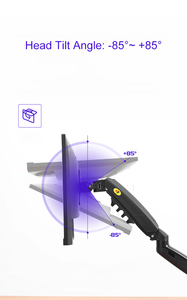 <strong>NB</strong> F80 Desktop Gas Spring 17-30&quot; LCD LED Monitor Holder Loading 2-9 Kgs Full Motion Display Stand Monitor <strong>Mount</strong> Arm - Product Image 5