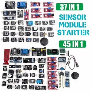 Kit di partenza per moduli sensori 45 in 1 migliore di 37 in1 kit di sensori 37 in 1 per UN0 R3 MEGA2560 per arduiuo