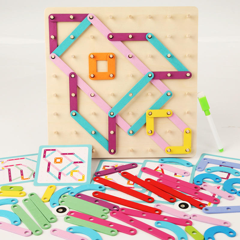 Wooden jigsaw puzzle board a