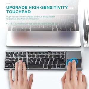 Mini Portable <strong>Keyboard</strong> Foldable <strong>Multiple</strong> <strong>Devices</strong> Ultra Thin Portable Foldable <strong>Bluetooth</strong> Rechargeable Wireless Folding <strong>Keyboard</strong> - Product Image 2