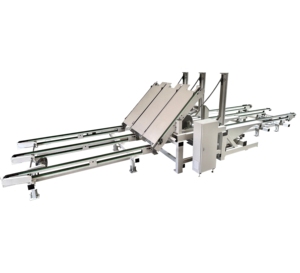 Sistema de despaletización de madera con polipasto inclinable Las velocidades de desapilamiento pueden alcanzar hasta 20 filas por minuto - Product Image 1