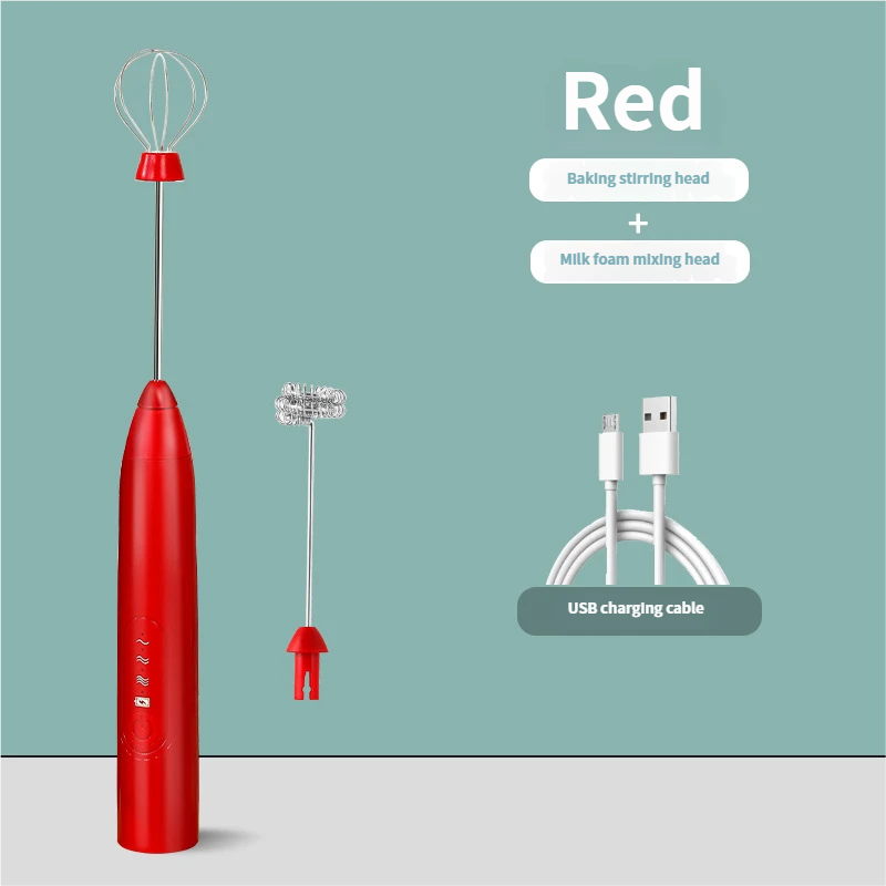 Mixeur double tête rouge