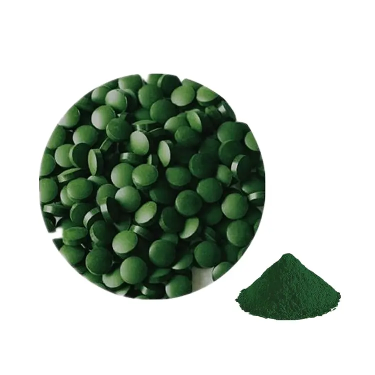 Pure natural organic spirulina tablets 250mg 500mg