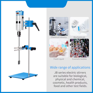 IKEME Laboratory Overhead <strong>Mixers</strong> Agitator Food Cosmetic Machine <strong>Mixer</strong> Overhead Stirrer Mixing Laboratory Powerful Electric <strong>Mixer</strong> - Product Image 3