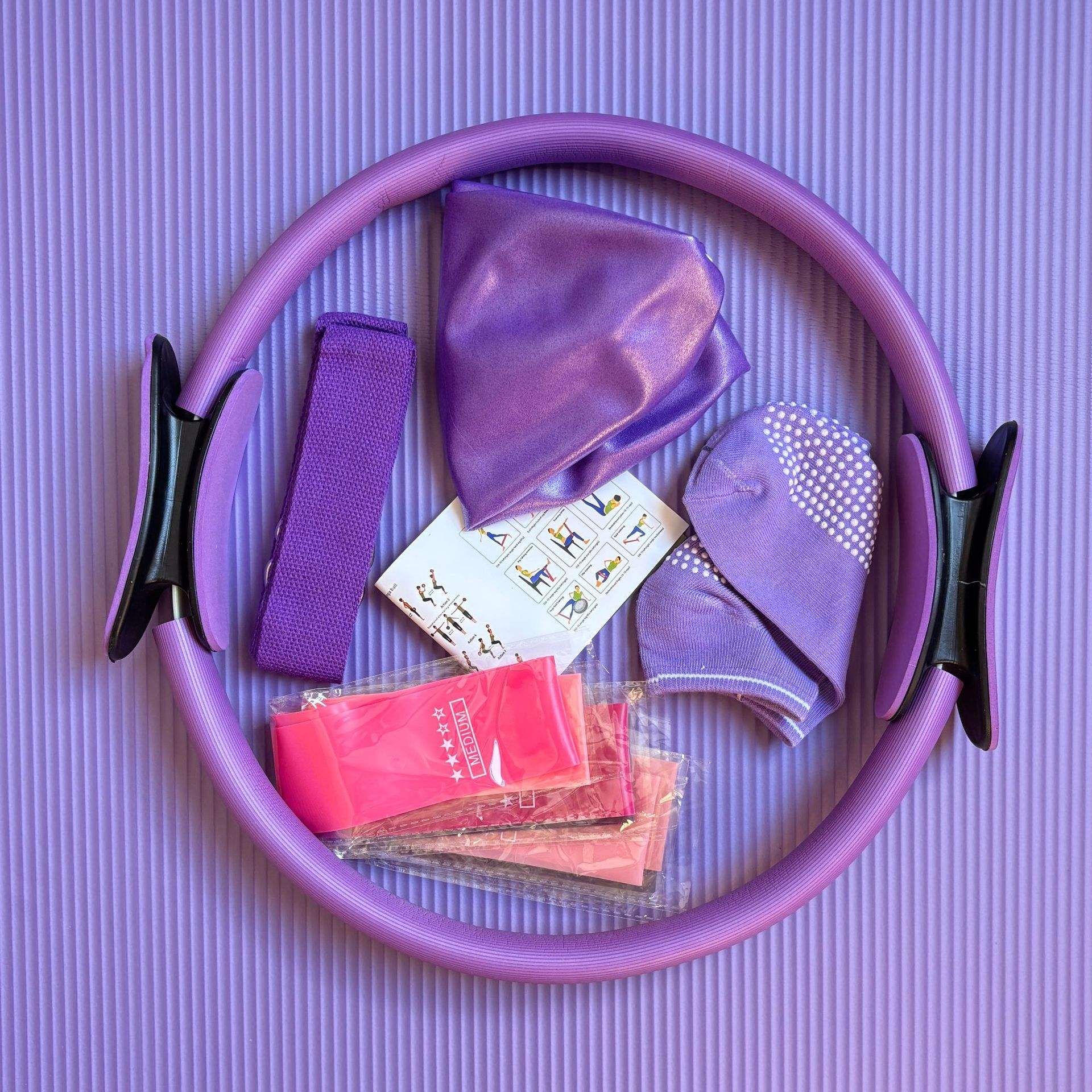 ชุดสีม่วง 10 ชิ้น