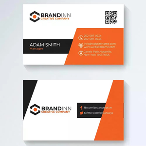 Tarjetas de agradecimiento acrílicas personalizadas, diseño transparente con código QR de Instagram - Product Image 1