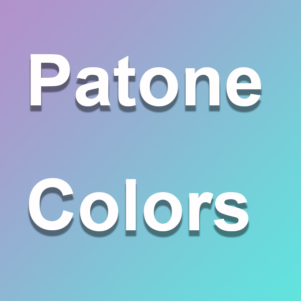 Couleurs adaptées aux besoins du client de pantone