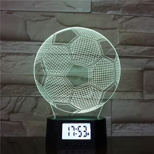 İngiltere futbol tasarımları <span class=keywords><strong>led</strong></span> lamba 3d hologam gece lambası spor sevgilisi için özel logo akrilik aydınlatma