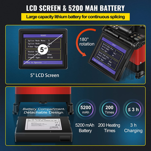 DVP-740 FTTH ARC Fibre Optic Cable Splicing Machine Kit FSM-<strong>60s</strong> Automatic Optical Fiber <strong>Fusion</strong> <strong>Splicer</strong>
