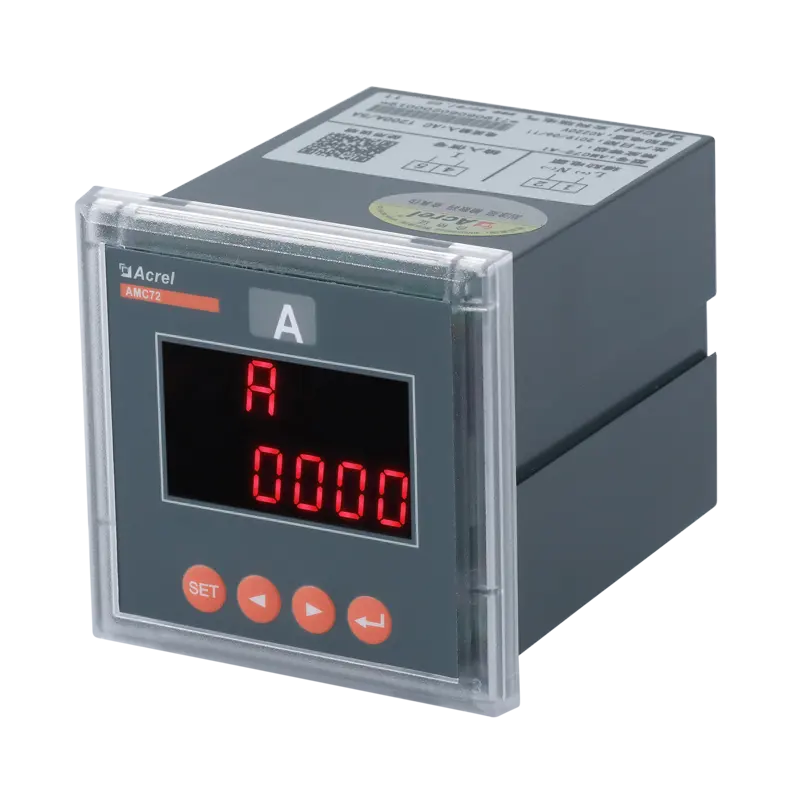 Acrel AMC72-AI/C Programmier barer Wechselstrom-Einphasen-Stromzähler Digital Panel Meter LED-Anzeige RS485