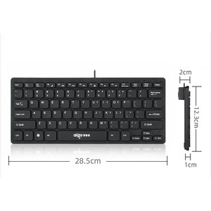 W922 Wired <strong>Keyboard</strong> Ultra Slim and Compact <strong>Keyboard</strong> with Media Hotkeys for Computer Desktop PC Laptop Surface - Product Image 1
