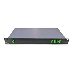 1U raf montajı 4 kanallı Fiber optik CWDM MUX DEMUX SCAPC adaptörü ile optik ağ ekipmanı için 1550 & 1610nm - Product Image 2
