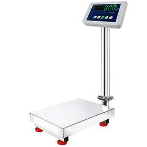 Elektronische Waage aus rostfreiem Stahl Grüne LED-Anzeige Anzeige Digitale Plattform waage mit wasserdichtem Wägezellen schutz - Product Image 1