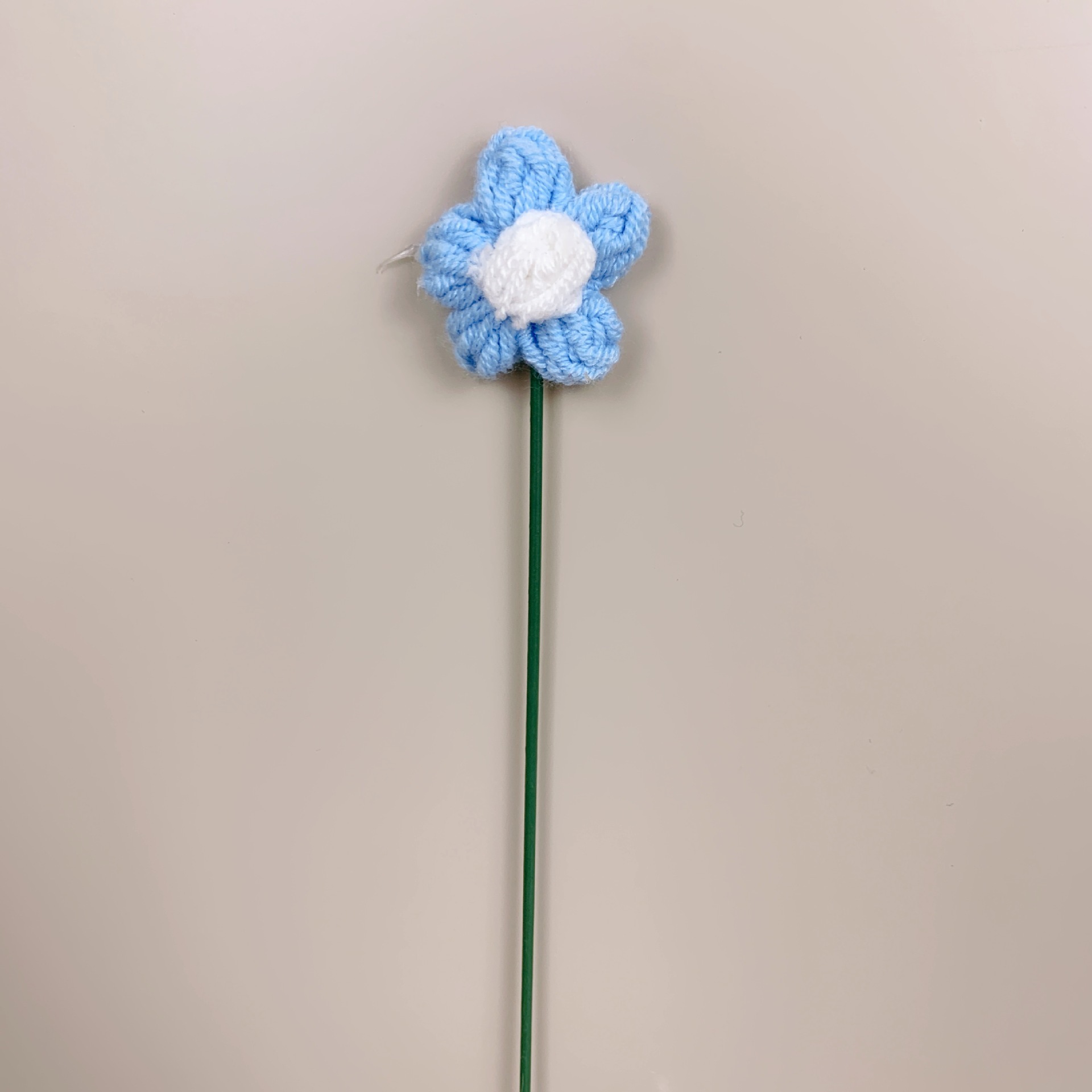 Coeur blanc bleu