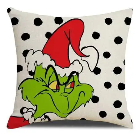 40*40cm New Design Cartoon Weihnachten Buffalo Plaid Check Weihnachten Kissen bezug Papasan Stuhl Kissen bezug