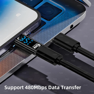 อะแดปเตอร์ USB-C psda พร้อมจอแสดงผล LED PD 35W USB Type C ขั้วต่อตัวผู้ไป USB-L หญิงสำหรับ iPhone 16/16 plus/ 15 PRO MAX iPad - Product Image 4