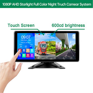 جهاز أمان للشاحنة بمساعد عكسي 1080 بيكسل 360 4k AHD, نظام أمان محمول يعمل بنظام أندرويد مزود بشاشة تعمل باللمس 10.36 بوصة و MP5 و USB لمراقبة السيارة - Product Image 2