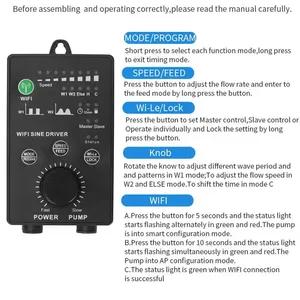 Jebao jejedw serisi WIFI kontrolü donatılmış sinüs sessiz dolaşım dalga pompaları DW-5 DW-9 DW-16 SDW-5 SDW-9 SDW-16 - Product Image 6