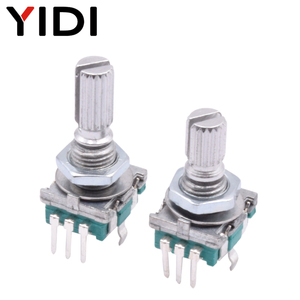 YIDI 360ロータリーエンコーダーノブボタンスイッチ20位置増分EC11 Arduinoデジタルポテンショメータ15/20mmプラムハーフシャフト - Product Image 3