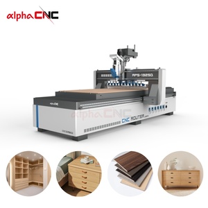 Альфа ATC 1325 CNC маршрутизатор, высокоточный станок для деревообработки с вакуумным столом и автоматическим сменщиком инструмента, маршрутизатор CNC - Product Image 2