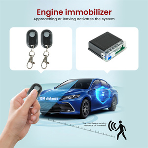 Sistema di allarme auto a distanza a 1 vie con motore remoto immobilizzazione cellulare App allarme auto - Product Image 3