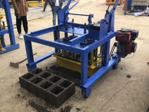 Egg Laying diesel <strong>Machine</strong> Concrete <strong>Block</strong> QMY 4-45D with Cheap Price Concrete Brick Making <strong>Machine</strong> with Small Profitable Industry - Product Image 4