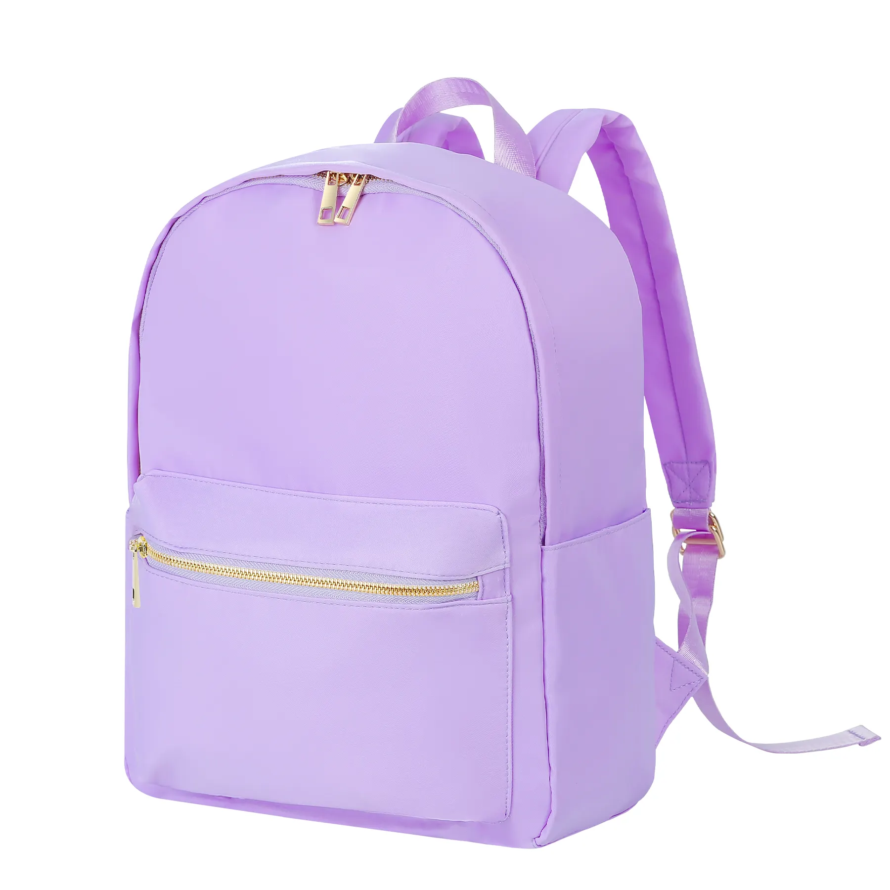 Mochila de viaje personalizada para niñas, mochila de nailon con doble cremallera, mochila escolar para niños