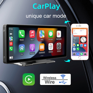 10,26 pulgadas portátil CarPlay Android Auto IPS pantalla táctil Radio Multimedia reproductor de vídeo entrada AUX para Bluetooth FM coche Universal - Product Image 1
