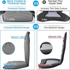 Thêm đệm <span class=keywords><strong>Kayak</strong></span> thay thế chỗ ngồi dày độn phổ sup chèo ban thuyền đánh cá trở lại waterplay thủ công phụ kiện - Product Image 5