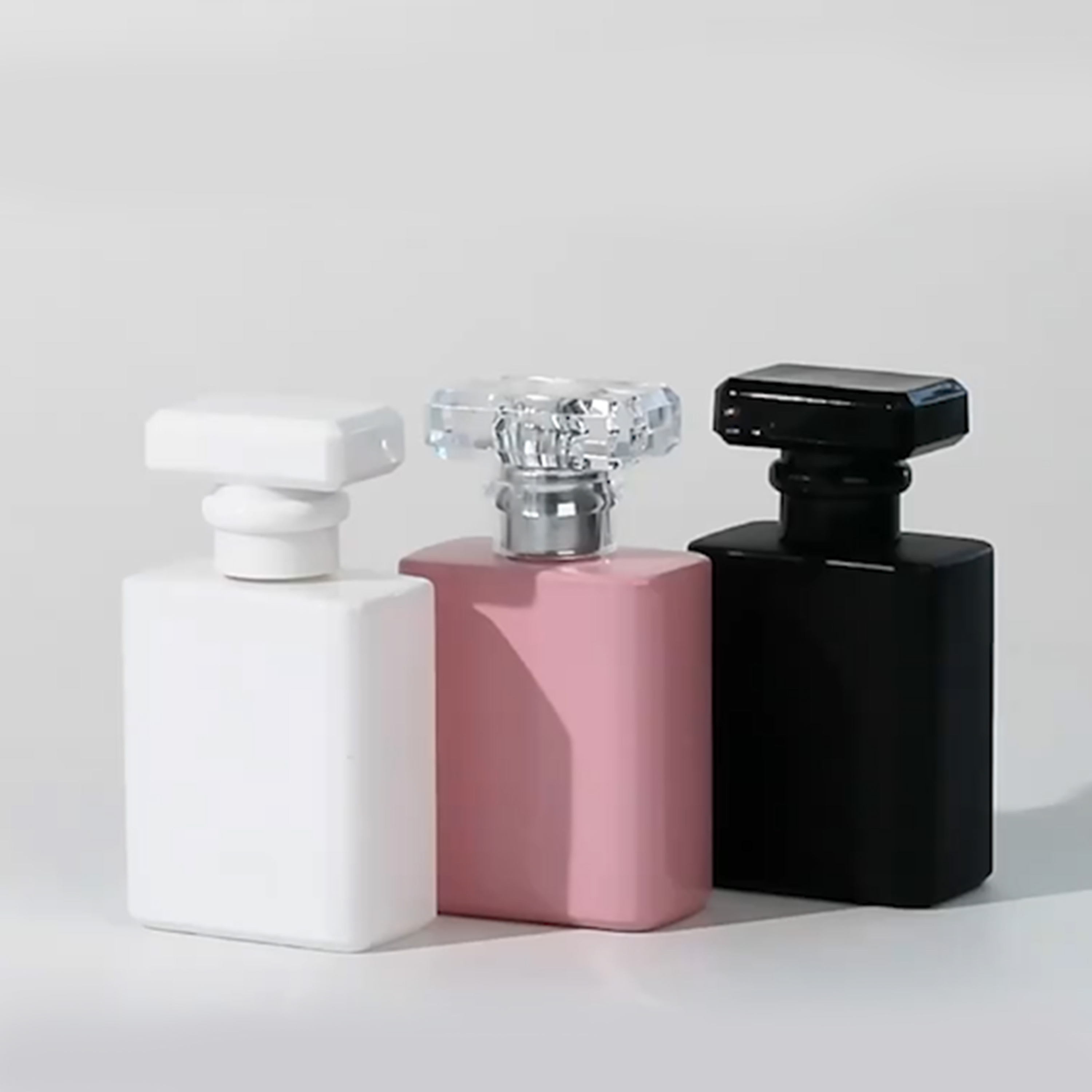 Flacon noir/transparent