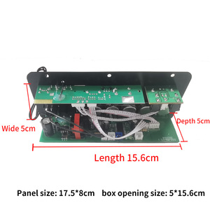 Gran oferta, placa amplificadora de potencia Digital con micrófono Dual, función de memoria de apagado DC12V/24V AC220V, amplificadores receptores - Product Image 4