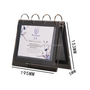 Minh bạch mới Standee sản phẩm Khung ảnh rõ ràng Acrylic Máy tính để bàn lịch đứng - Product Image 4