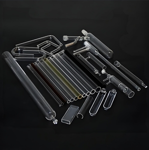 Nuevo multianalizador de tubo de combustión de vidrio de cuarzo transparente para aplicaciones de laboratorio, procesamiento de soldadura de corte por flexión incluido - Product Image 6