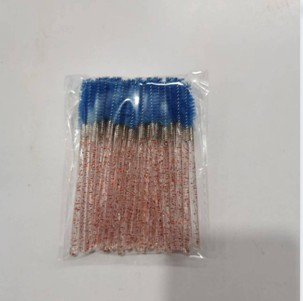Azul+Rojo-Cepillo para pestañas