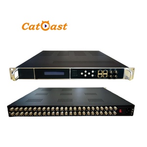 Satellite Receiver with DVBS2 DVBT2 Tuner <strong>Input</strong> to HLS RTMP HTTP RTSP SRT <strong>IP</strong> Gateway in TV Front End System - Product Image 1