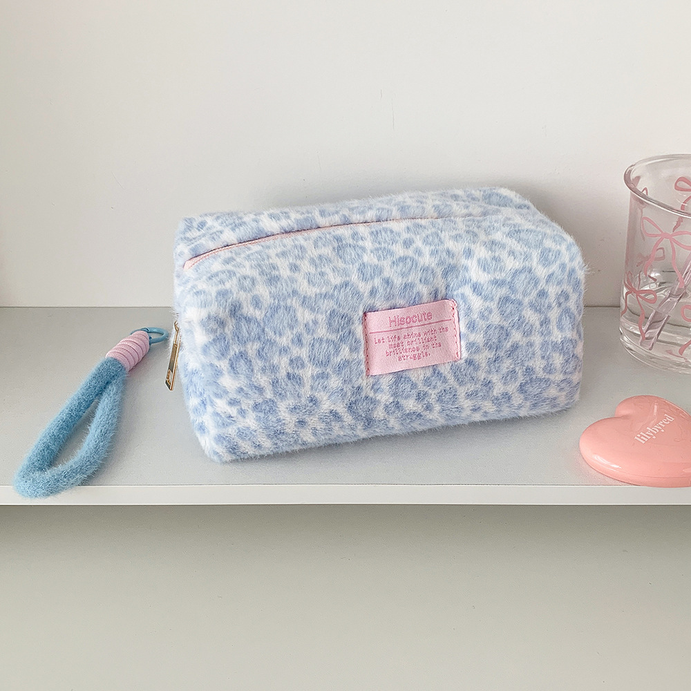 Stampa leopardata blu